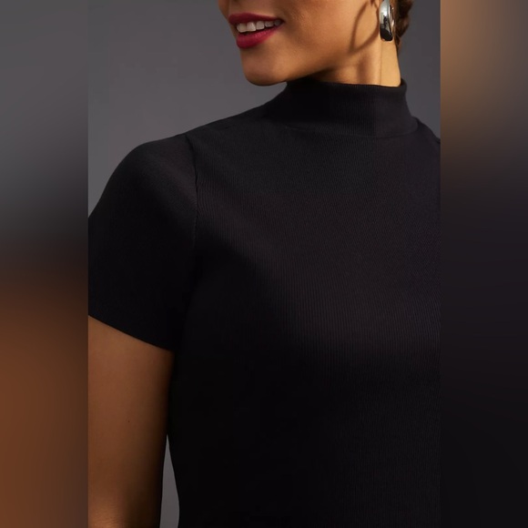 Anthropologie | The Blair Baby Tee by Maeve: Mock-Neck Edition - Picture 5 of 14